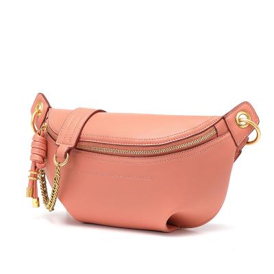 China Cute Single Side Waist Bag Water Proof Half Moon Shoulder Bag Feminine Charm Bag for sale