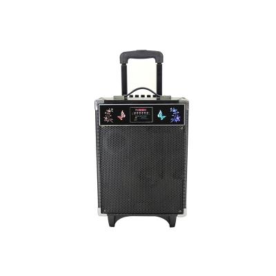 China 8 Inch Multimedia Portable Speaker Trolley Speaker Portable Radio MIC Speaker for sale