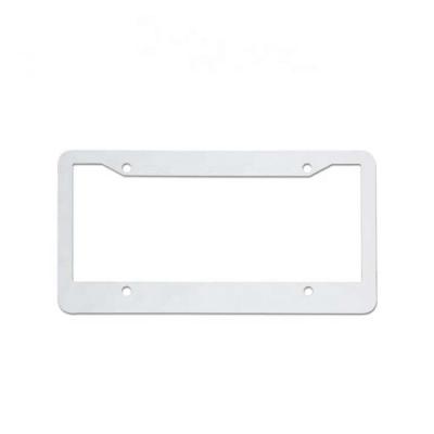 China Fixed Plate Aluminum Car License Sublimation Blank Plate Customized Car Plate Frame for sale