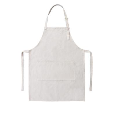 China Eco-friendly Sublimation Printing Canvas Kitchen Apron With Pocket for sale