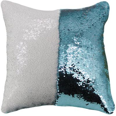 China Inflatable Fashional Printing Sublimation Customized 40*40cm Sequin Pillow Cover for sale