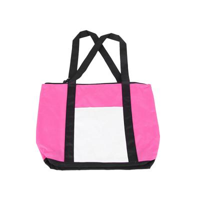 China Custom Tote Bag Sublimation DIY Logo Printable Mum Bag for sale