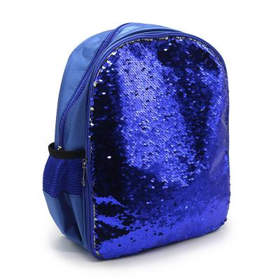 China Shinning Waterproof Magic Sequin Printing Sublimation Kids School Bags for sale