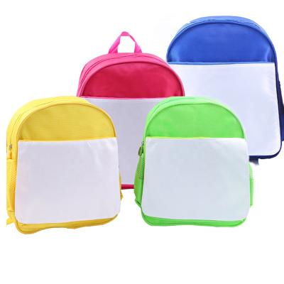 China Waterproof Sublimation Printing Blank Kids Backpack School Bag for sale