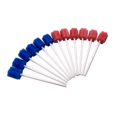 China Hospital And Personal Care Disposable Foam Tipped Oral Care Swabs for sale