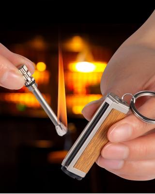 China Igniter With Mini Keychain Lighter Bottle Opener Outdoor Tools 3 In 1 Multifunctional Kerosene Igniter for sale