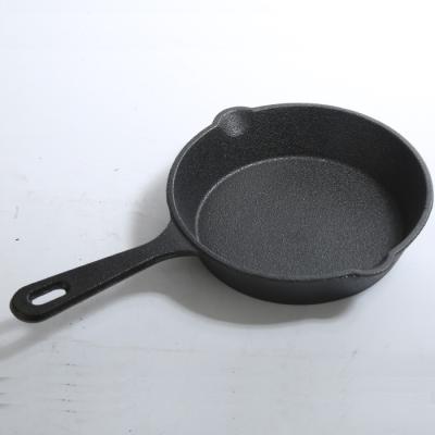 China Amazon Sustainable Hot Sale No Stick Cast Iron Fry Pan Cast Iron Cookware Cooking Skillet for sale