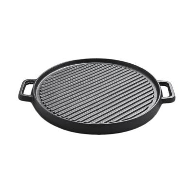 China High quality, safe and high temperature resistant round metal baking tray with two sides for sale