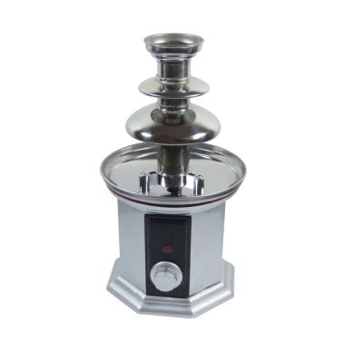 China CF-1403 Household Home Appliances Mini Electric 3 Tiers Chocolate Fondue Chocolate Fountain for sale