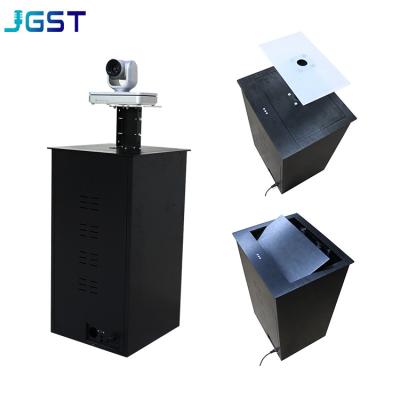 China JG450-S Motorized Projector Voting Remote Control Desktop Mount Cold Rolled Steel Conference Camera Lift for sale