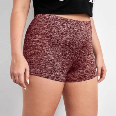 China Breathable Women Solid Tight Shorts Knit Cotton Summer Women Casual Shorts for sale