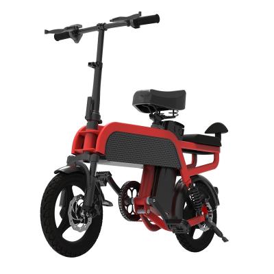 China Carbon Steel Frame Durable Electric Bike 48V 15Ah Lithium Battery Bicycle Three Seat Bicycle for sale