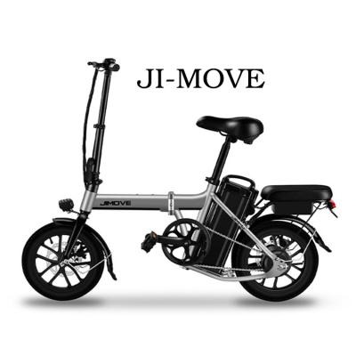 China Aluminum Alloy 14 Inch CST Bicycle 350W Wheeled Electric Folding Electric Bicycle 48V Bike With Step Sensor for sale