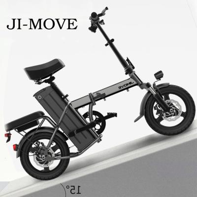 China Wholesale Aluminum Alloy High Speed ​​14inch Wheel Mini Electric Folding Bike For Adult Lithium Battery Electric Bicycle for sale