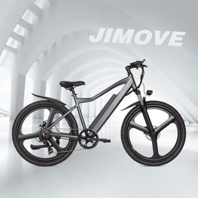 China JI-MOVE 26inch tire electric bike mountain price durable electric bike 48V 350W full fat suspension for adult for sale