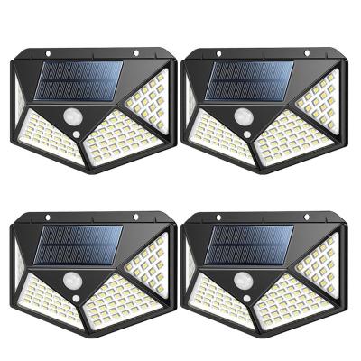 China Waterproof Home Garden IP65 100 Led PIR Solar Motion Sensor Light Outdoor Solar Wall Light for sale