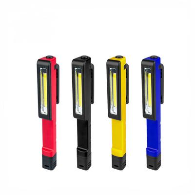 China Portable Light Pen Torch Light With Magnet Multifunctional Emergency Pocket Work Light And Clip for sale