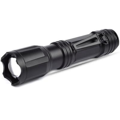 China Industrial Aluminum Flash Lights Ricky Zoom Self Defective Tactical LED Flashlights for sale