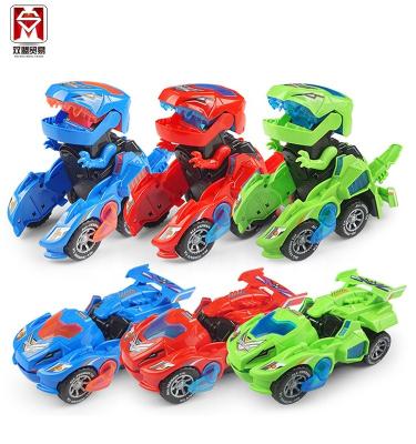 China Dinosaur car toy LED lights and music variants dinosaur car SM007673 for sale