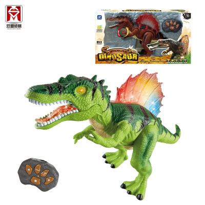 China New Products Infrared Remote Control Rc Dinosaur Plastic Animal Walking Toys With Test I Functions SM030229 for sale