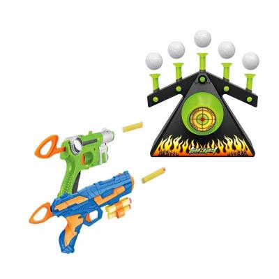 China Safety Electronic Toy Children Soft Air Gun Toy Air Sports Throw With Target Soft EVA Bullet Gun Toy for sale