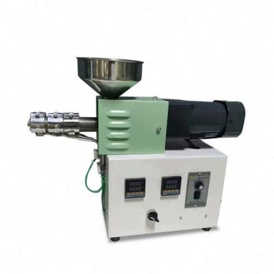 China Horizontal Small Pelletizing Extruder Diy Scale Material Plastic Small Lab Scale Desktop Extruder Screw Machine Granulating Line for sale