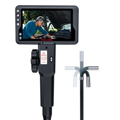 China All Car Use 8.5mm Lens Camera 2way Easy Articulating Borescope 4.5 Inch LCD Display Multifunctional Articulating Industrial Borescop Borescop for sale