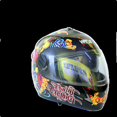 China Retro Helmet Full Face Personal Protective Helmet Full Face Dual Visor Helmets for sale