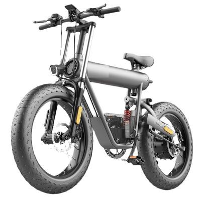 China High Quality Aluminum Alloy 3 Seat 25/30Ah High Power Tire 750W Electric Bike Ebike 3 20 Fat Big Brake Hydraulic Electric Bicycle for sale