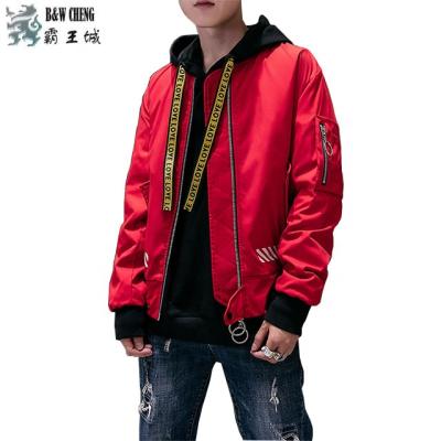 China 2021 Reversible Mens Jackets Patchwork Anoraks Hip Hop Jackets Plus Size Cargo Jacket For Men for sale