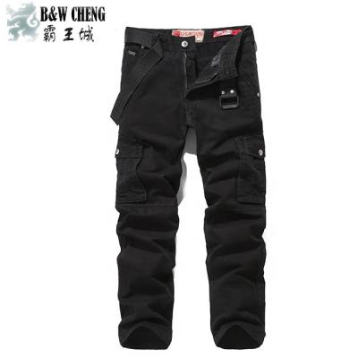 China 2021 Plus Size Streetwear Twin Cotton Stylish Anti-wrinkle Multi-pocket Men's Casual Pants Pants Mens Cargo Pants For Men for sale