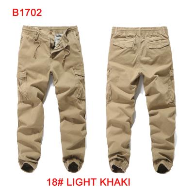 China 2021 New High Quality Fashion Multi-pocket Hip Hop Streetwear Anti-wrinkle Tactical Men's Cargo Pants for sale