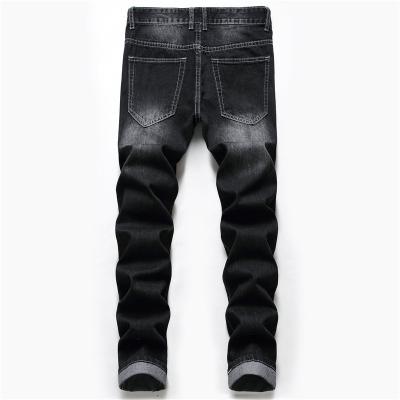 China 2021 Customized High Quality Hot Selling Men's Casual Straight And Soft Black Men'S Denim Jeans Breathable for sale