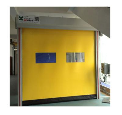 China Waterproof Cheap Price PVC Self Repairing High Speed ​​Zipper Door For Industry for sale