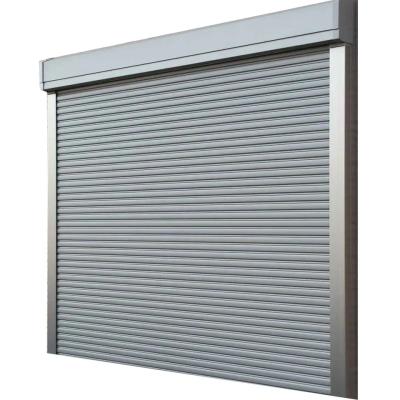 China Industrial Electric Windproof Rolling Shutter Aluminum Door for sale