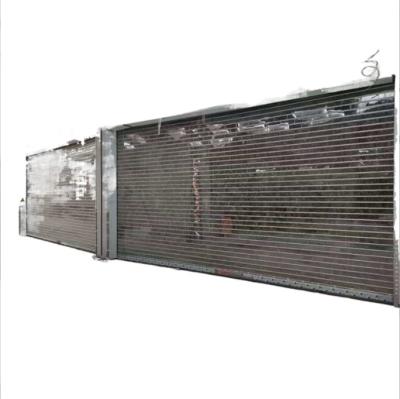 China Good Quality Heat Insulation Transparent Bar Crystal Polycarbonate Rolling Shutter Door Manufacturer For Shops for sale