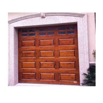 China High quality practical cost effective electric door factory solid wood garage flap door wholesale garage windproof for sale