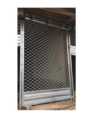 China Beautiful Cheap Electric Manual Operation Double Internal Mesh Roller Shutter Door Anti-theft for sale