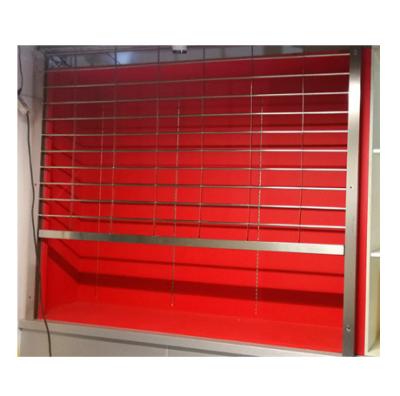 China Anti-theft Vertical Stainless Steel Roller Shutter Door Electric Anti-theft Grill Manufacturer for sale