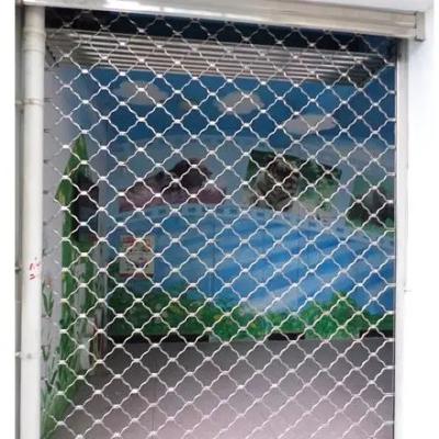 China Factory Style Anti-theft Outlet Sales New Cavity Mesh Rolling Shutter Door for sale