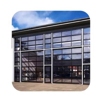 China Customized Height Anti-theft Perspective Garage Door Flap Garage Door for sale