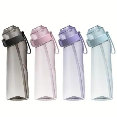 China PORTABLE Air Flavored Scent Up Water Cup Sports Water Bottle For Outdoor Fitness Fashion Water Cup With Straw Flavor Pods for sale