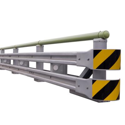 China Roadway Safety Road Guardrail W Beam Guardrail Zinc Coated Steel Guard Rail Safety Barrier for sale