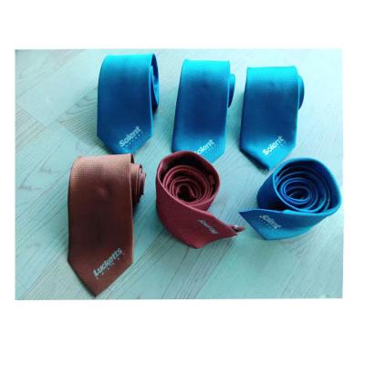 China Solid Men Christian Logo Necktie Suppliers Polyester Ties custom made handmade for sale