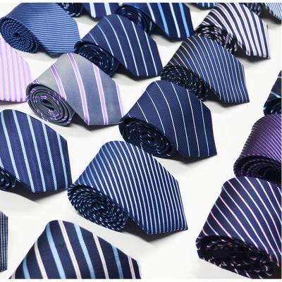 China Formal Classic Ties Promotion Stripe Buy Fabric Men Online Irish Standard Flatwoven Leisure Neckerchief Luxury Graduation Tie Necktie for sale