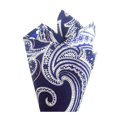 China Silk Printing Sublimation Handkerchief Handkerchief Flower Pocket Square 28CM for sale