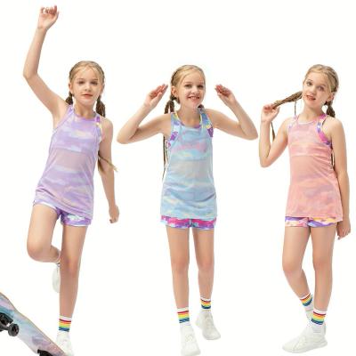 China Wholesale Kids Activewear Kids Activewear Yoga Sets Fitness Clothing Kids Jogging Suits Gym Wear Sportswear for sale