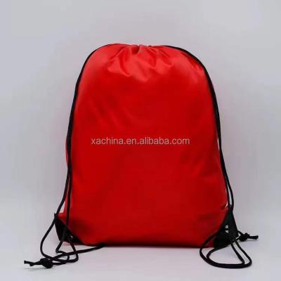 China High Quality Waterproof Backpack Gym Bag Waterproof Polyester Logo Custom Sports Drawstring Fitness Promotional Drawstring Bag for sale