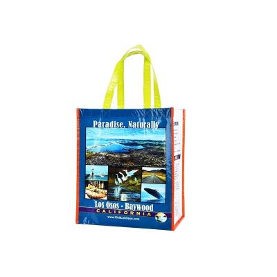 China Eco Friendly Handled Customized Customized Logo Large Size Portable Nonwoven Tote Shopping Bag for sale