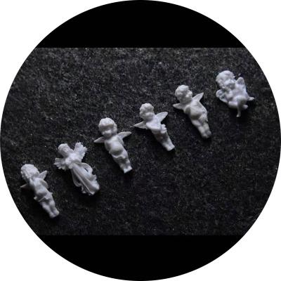 China Easy Apply 1pc Nail Decoration Manicure Pedicure Accessories Resin Angel Design New Fashional Arrivals Sticker for sale